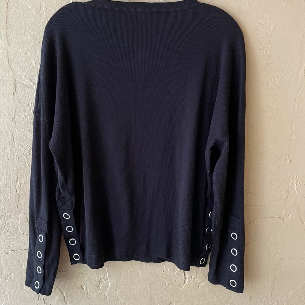 Chaser Anthro Side Snap Button Pullover Sweater - image 7